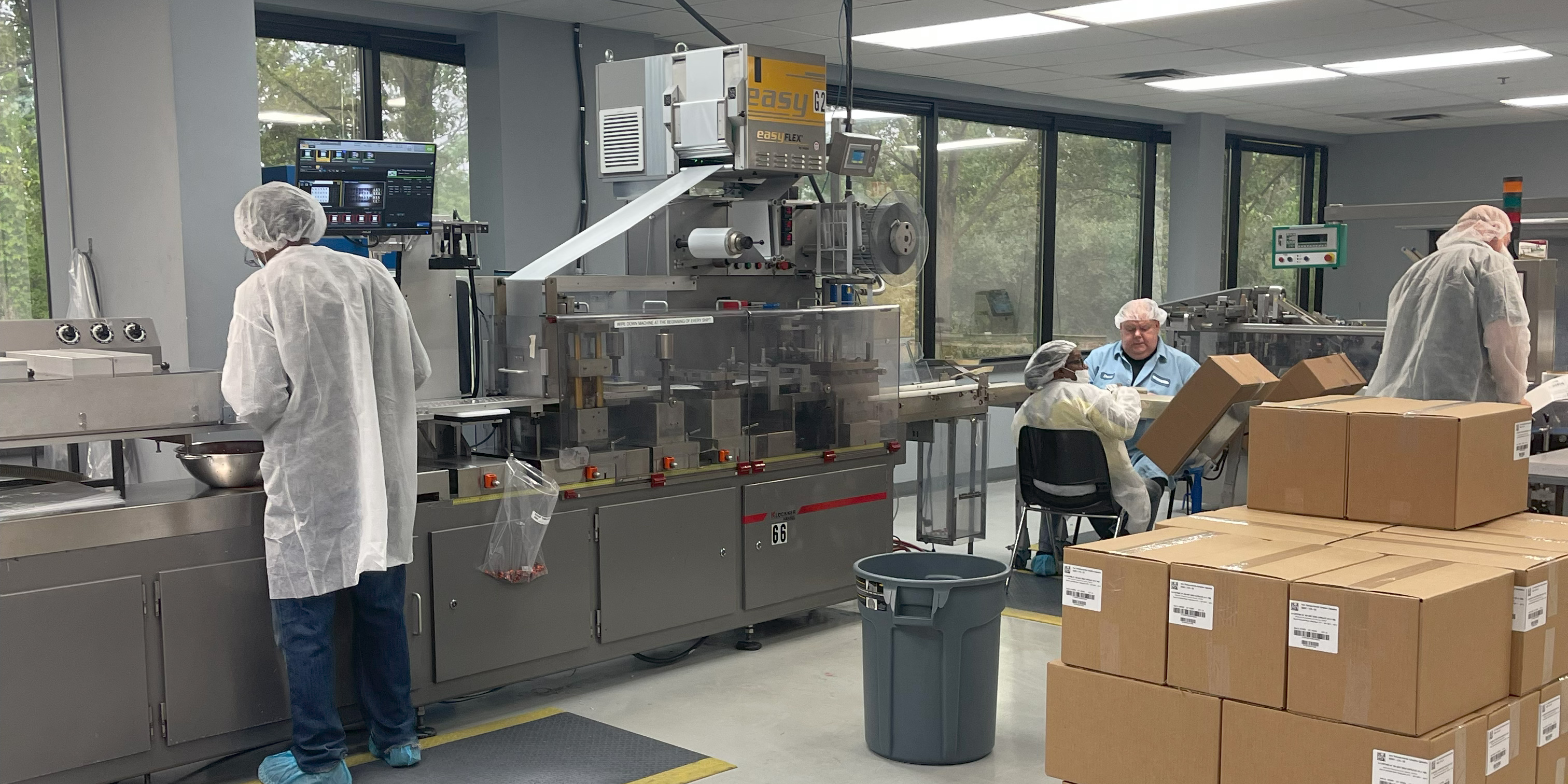 A medical packaging facility